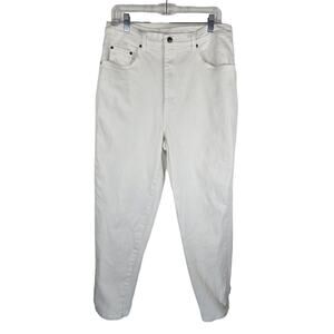 Style & Co. White High Rise Ankle Classic Everyday Denim Jean's Women's 16W